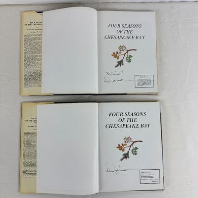 Signed 'Four Seasons of the Chesapeake Bay' Vols I & II by Red Hamer
