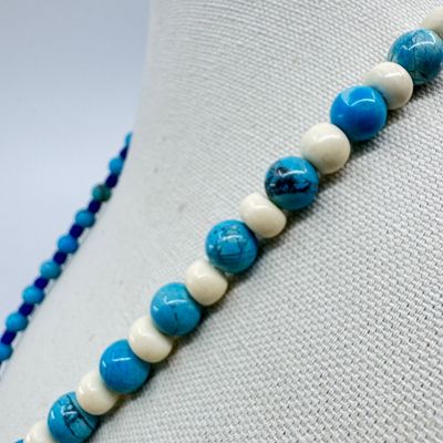 Silpada Mixed Gemstone and Shell Beaded Necklace