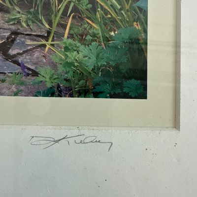 Pair of David Kiley Signed Limited Edition English Garden Fine Art Prints