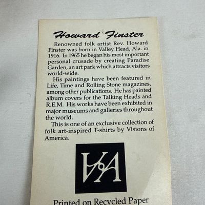 Howard Finster Visions of America Ceramic Figurines & Hand-Painted Box