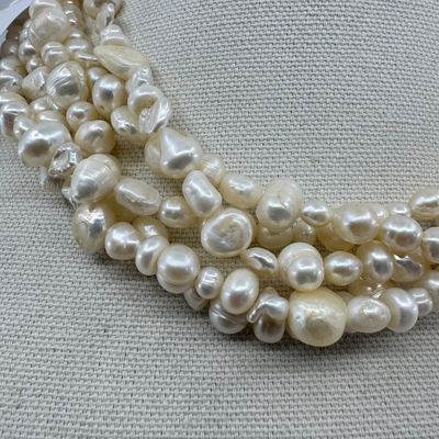 Multi-Strand Baroque Freshwater Pearl Necklace