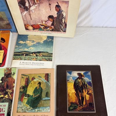 Vintage Taos & Southwest Art Exhibition Catalogs & Books - Lot of 11