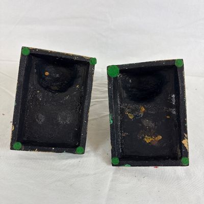Vintage Cast Iron Lion Bookends - Pair