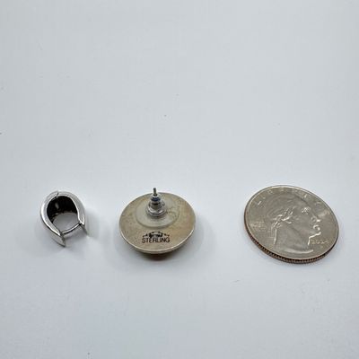 Sterling Silver Brooch & Earring Grouping