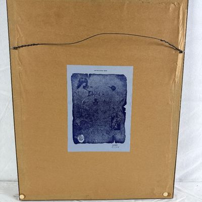 Framed 1887 Judge Magazine Cover How Justice Slips Up Lithograph Art by Hamilton