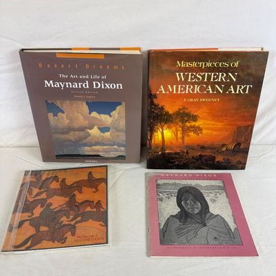 Maynard Dixon & Western American Art Book Collection - 5 Volumes