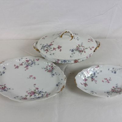 Theodore Haviland Limoges Porcelain Serving Set - 3 Pieces