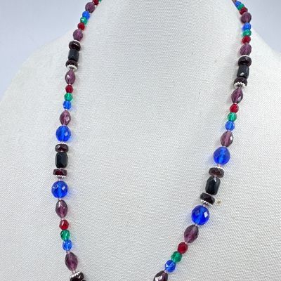 Two Czech Glass Beaded Necklaces - 28" and 40"