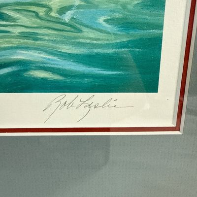 Rob Leslie Signed & Numbered Limited Edition Duck Print 165/600 Framed