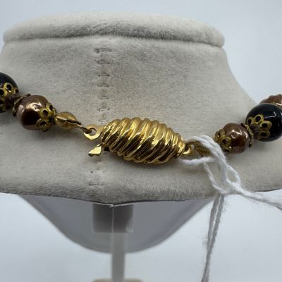 Vintage Venetian Murano Glass Bead Necklace