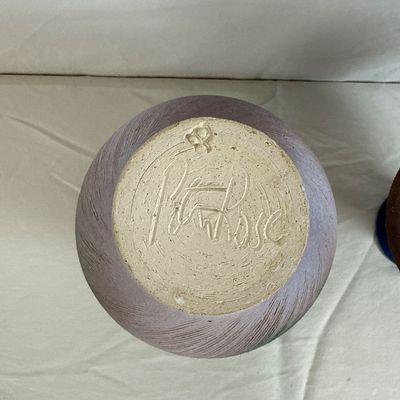 Judy Brater-Rose & Peter Rose Studio Art Pottery Vases - Set of 2