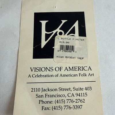 Howard Finster Visions of America Ceramic Figurines & Hand-Painted Box