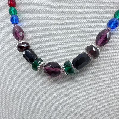 Two Czech Glass Beaded Necklaces - 28" and 40"