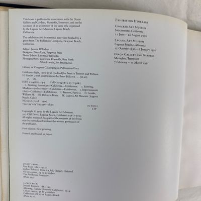 California Art History Books: Keith Old Master of California & California Light