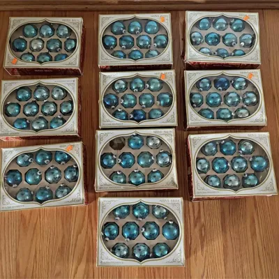 Shiny brite ornament collection