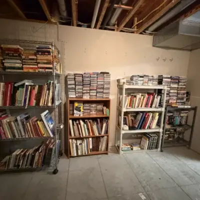 CDs, DVDs,Books