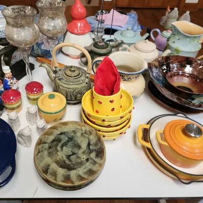 Pottery and dishes