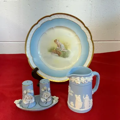 Wedgwood & Romantic Light Blue Pieces 