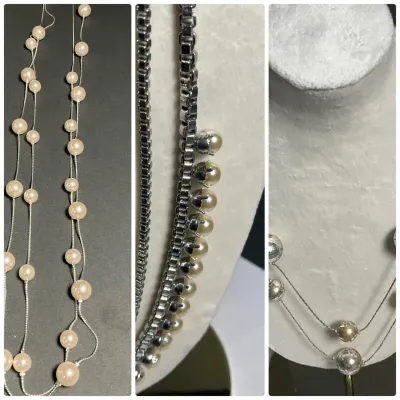 Talbot’s And More Silvertone Layered Necklace Collection