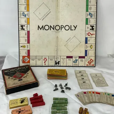 1940s Parker Brothers Monopoly Board Game 