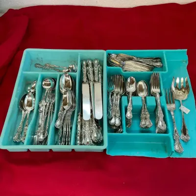 Wallace Floral Silverware Set