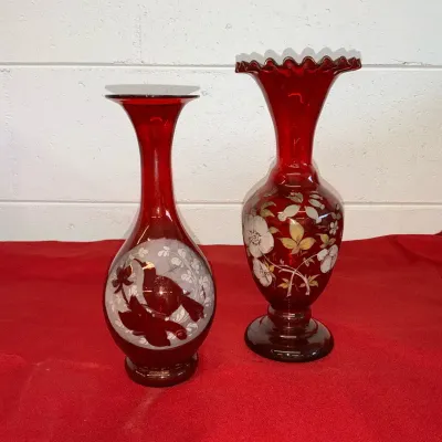 Ruby Red Vases 