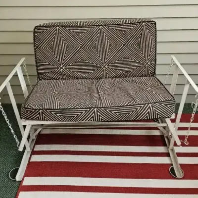 Vintage Metal Porch Swing