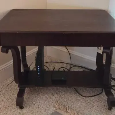Maddox Table Empire Style Table w/ Drawer