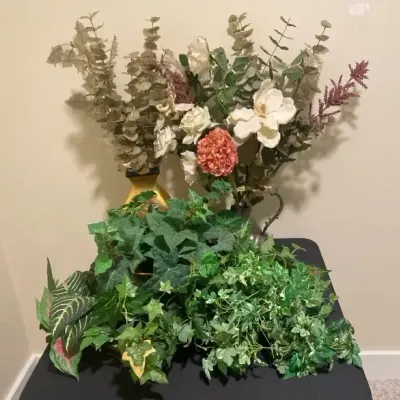 Faux Flowers & Greenery