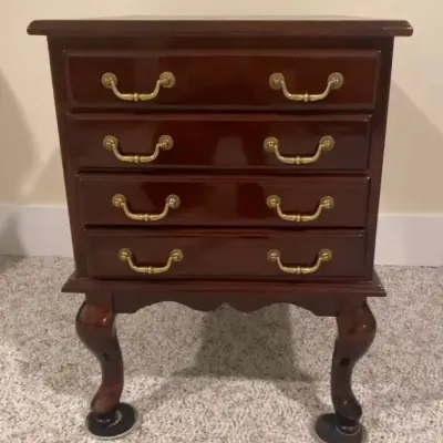 Queen Anne Style Silverware Storage Chest