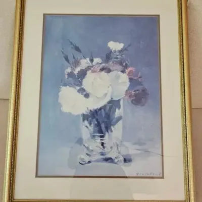 Bouquet of Flowers Signed Print 