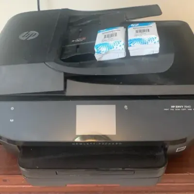 HP Envy 7640 Printer Scan Fax Copy Web Photo 