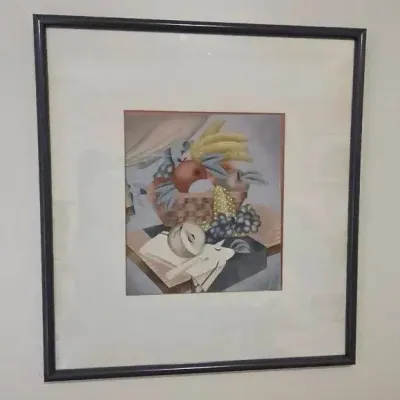Abstract Fruit Still Life Print