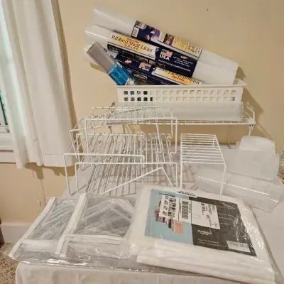 Mystery Lot of Home Storage/ Closet Supplies