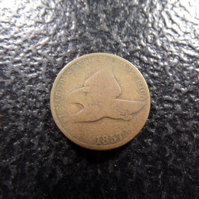 1857 FLYING EAGLE CENT