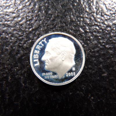 2008-S ROOSEVELT SILVER PROOF DIME