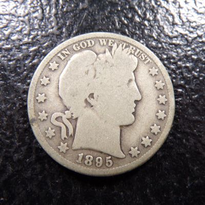 1895 BARBER SILVER HALF DOLLAR