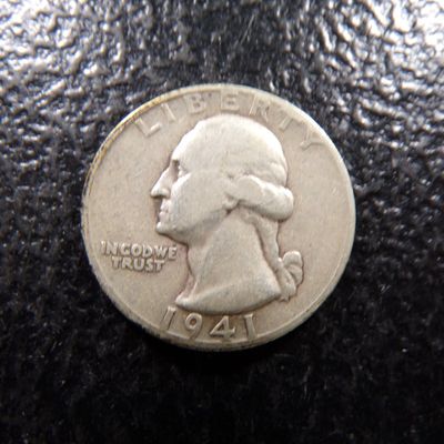 1941-S WASHINGTON SILVER QUARTER