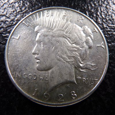 1928-S HIGH GRADE PEACE SILVER DOLLAR