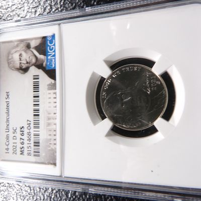2021-D NGC MS67 6FS JEFFERSON NICKEL