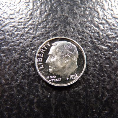 1951 ROOSEVELT SILVER PROOF DIME