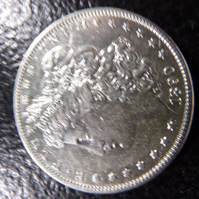 1890-S MORGAN SILVER DOLLAR