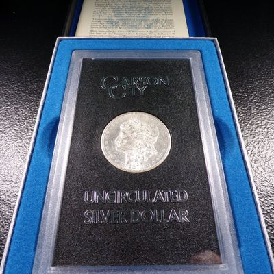 1878-CC GSA HOARD UNC. KEY DATE CARSON CITY MORGAN SILVER DOLLAR