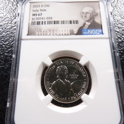 2022-D NGC MS67 SALLY RIDE QUARTER