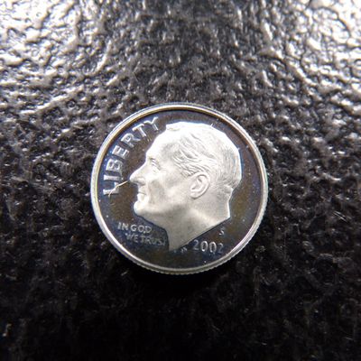 2002-S ROOSEVELT SILVER PROOF DIME