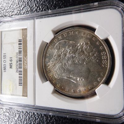 1883-O NGC MS61 MORGAN SILVER DOLLAR