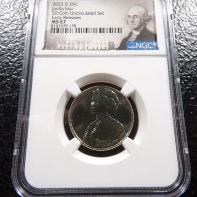 2023-D NGC MS67 JOVITA IDAR EARLY RELEASES QUARTER