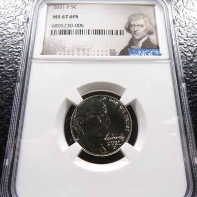 2021-P NGC MS67 6FS JEFFERSON NICKEL