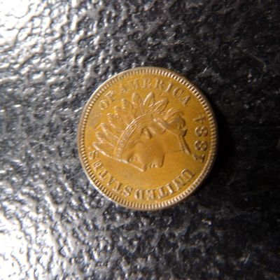 1884 INDIAN HEAD CENT