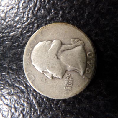 1940 WASHINGTON SILVER QUARTER